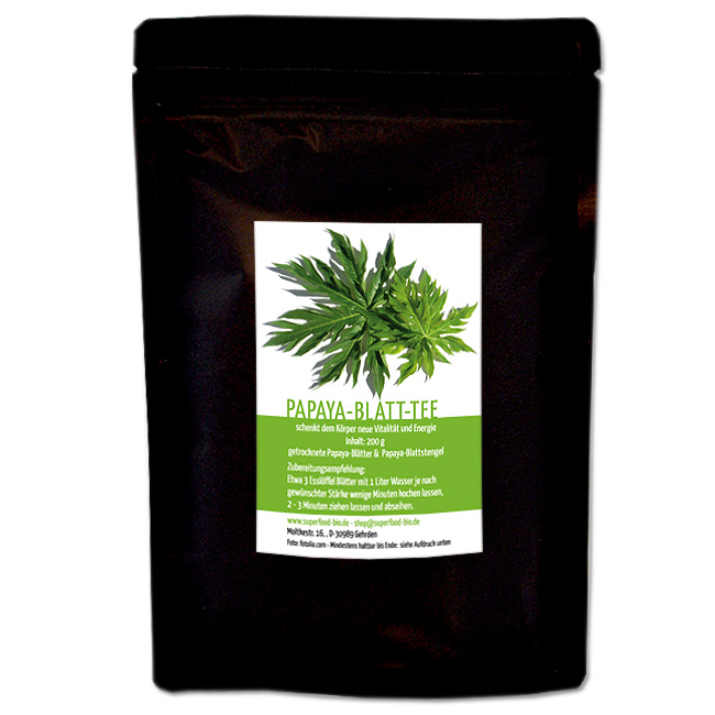 PapayaBlattTee_NewLook Papaya Blatt Tee