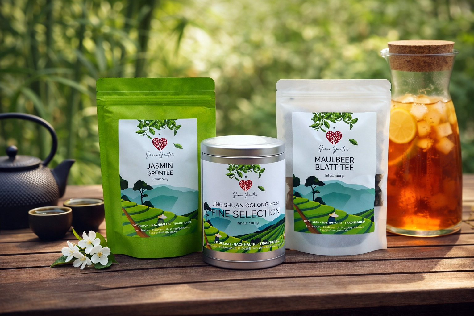 Grüntee-Set - Siam Garten Premium Selection